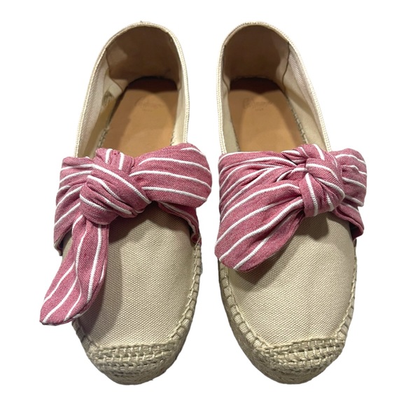 Castañer Rojo Red Kay Bow Flatform Espadrilles, 7.5 - Picture 2 of 7